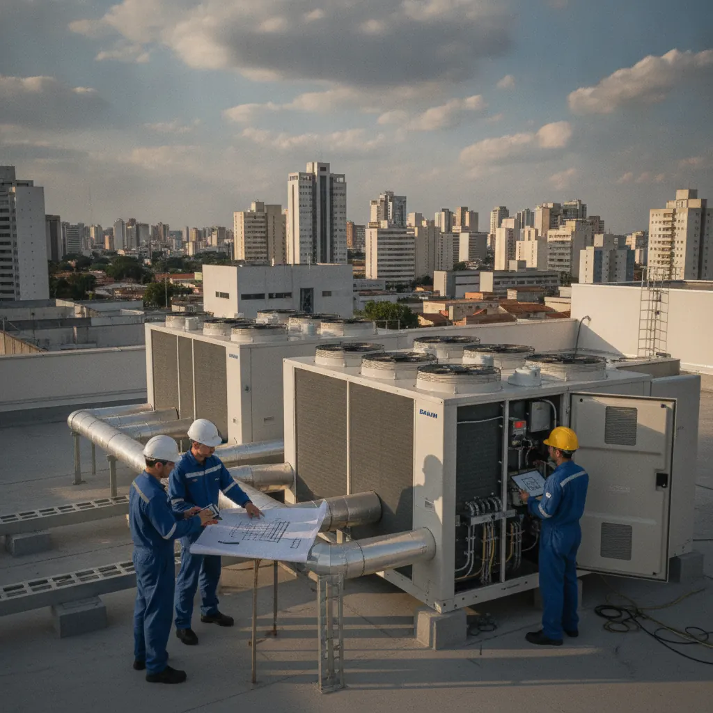 Ar Condicionado Central Daikin para Edifício Comercial em Goiânia