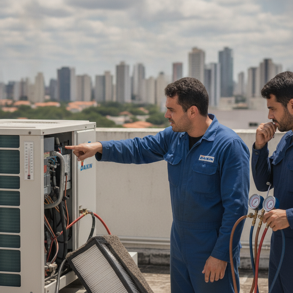 Ar Condicionado Daikin Não Gela em Goiânia? Veja o Que Fazer