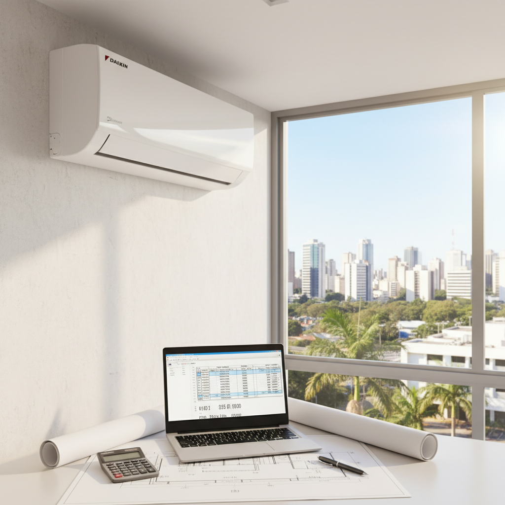 Como Calcular BTUs para Ar Condicionado Daikin em Goiânia