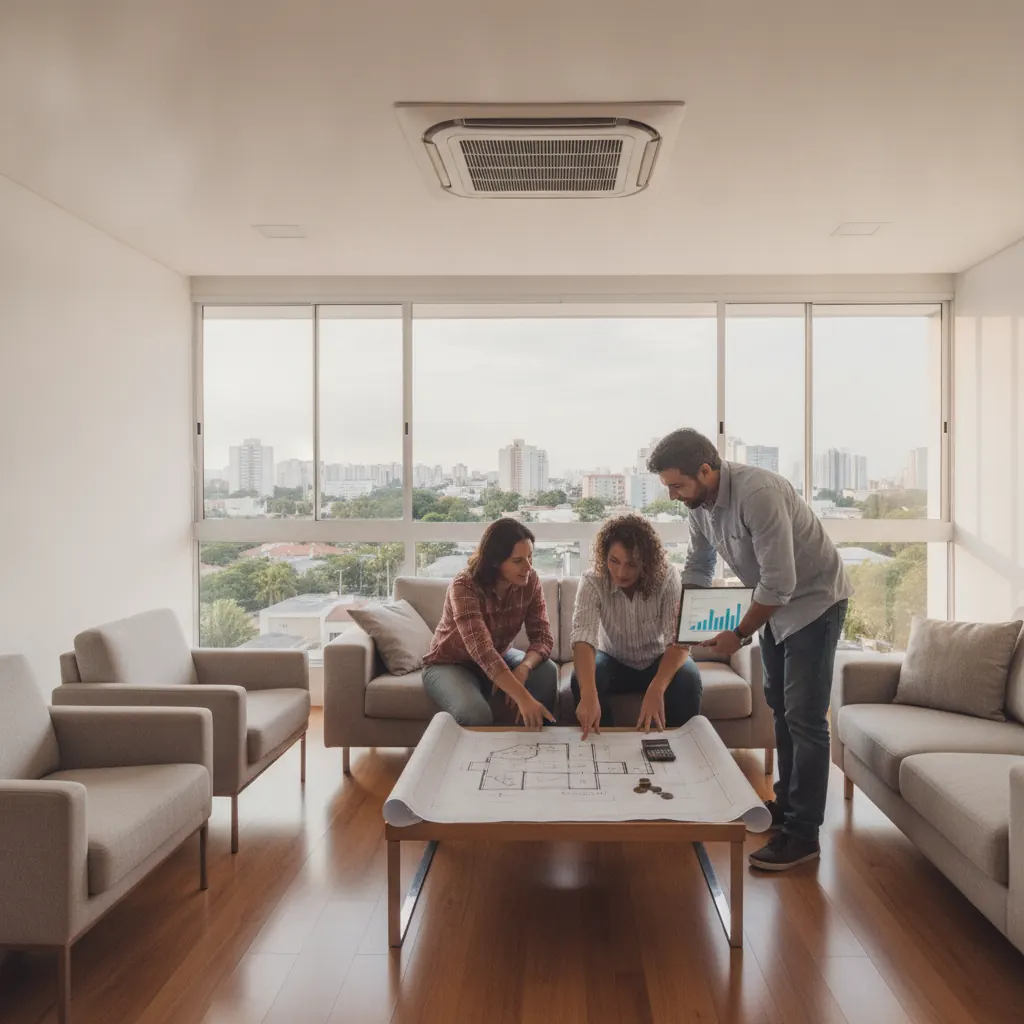 Como dividir o custo do ar condicionado central em Goiânia