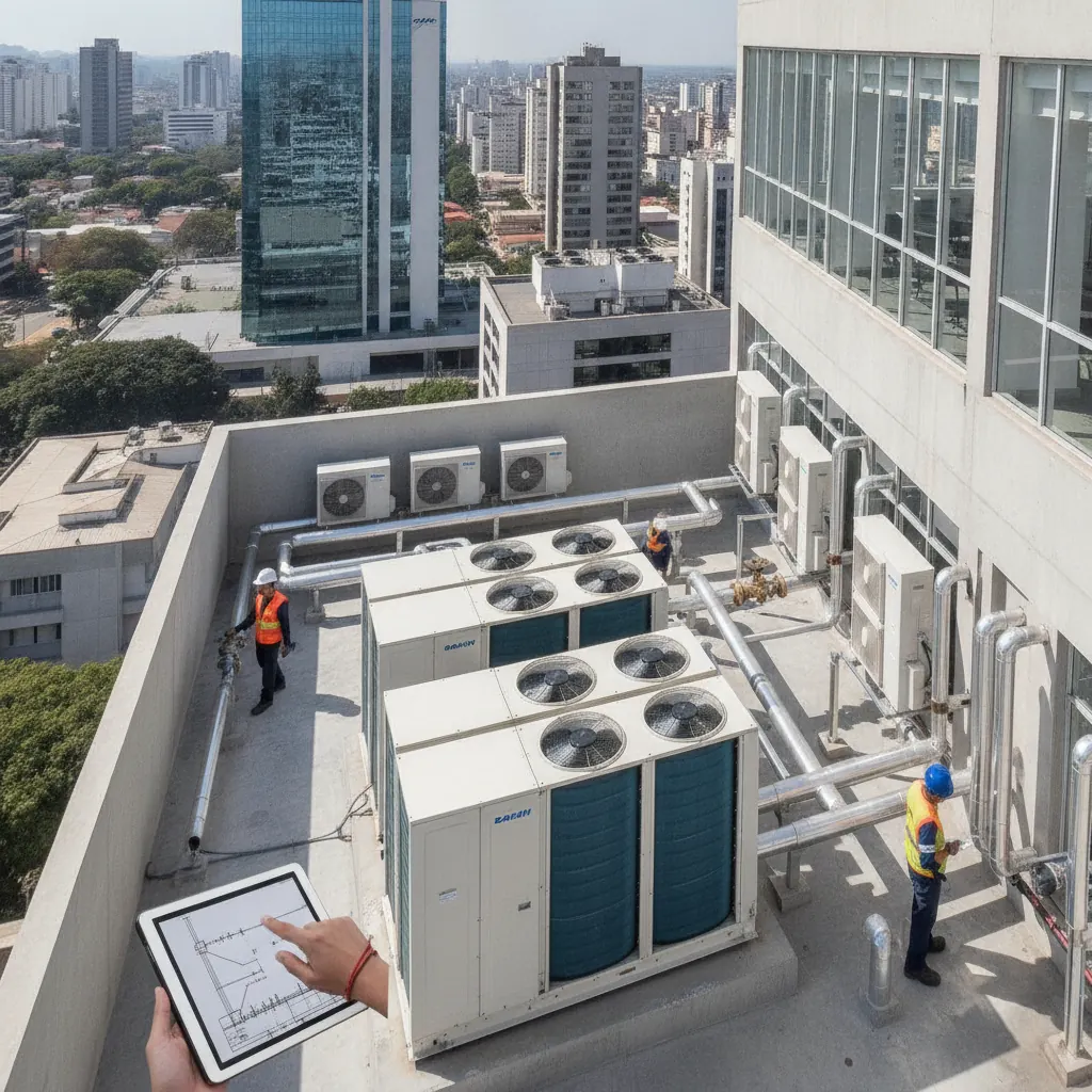 Como Funciona um Projeto de Refrigeração VRV Daikin em Goiânia