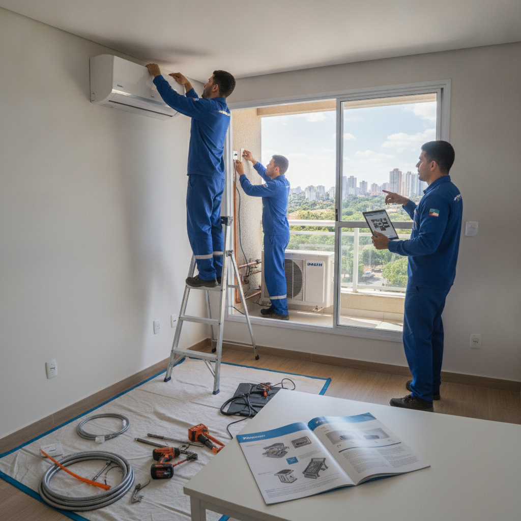 Como Instalar Ar Condicionado Split Daikin em Goiânia