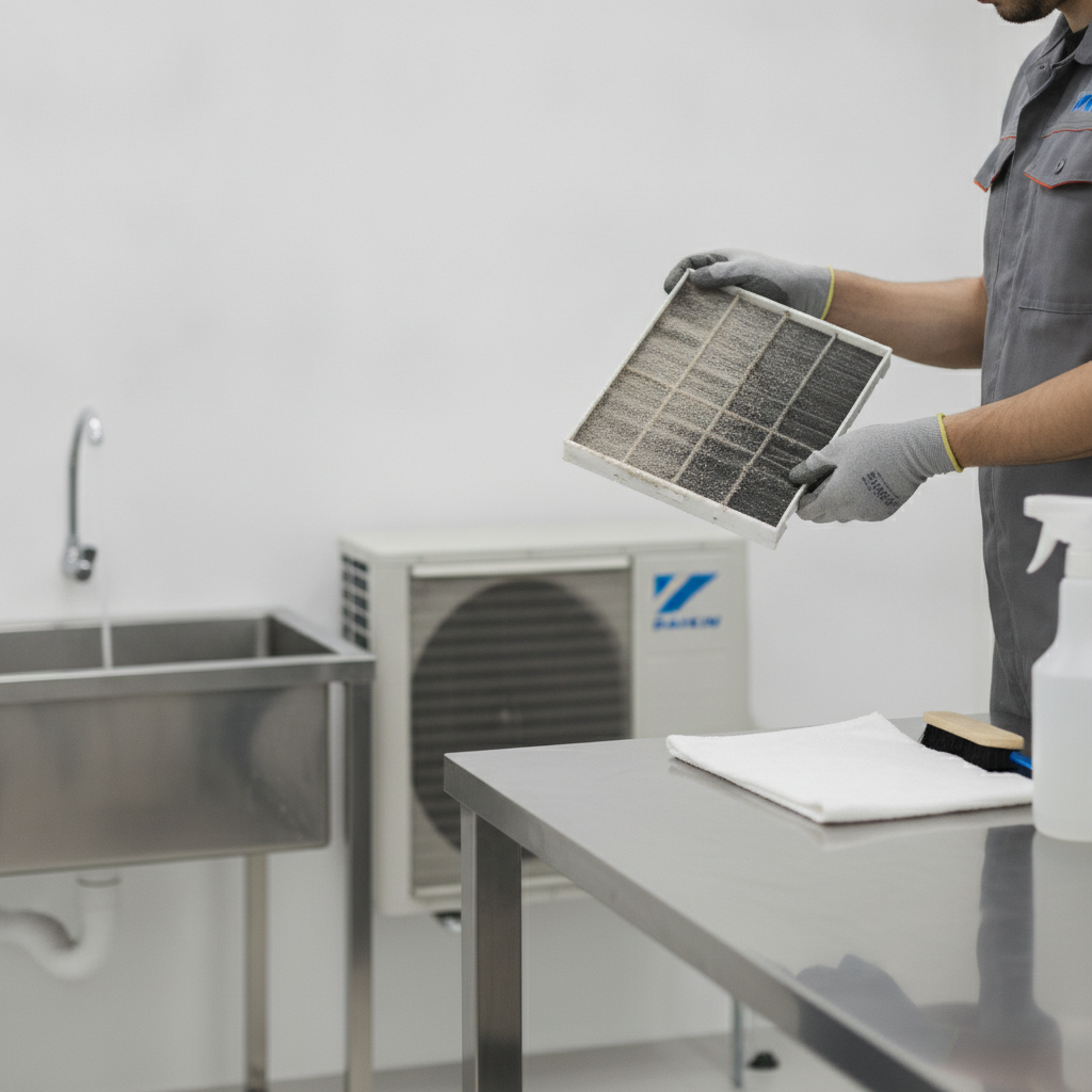 Como Limpar Filtro Ar Condicionado Daikin em Goiânia