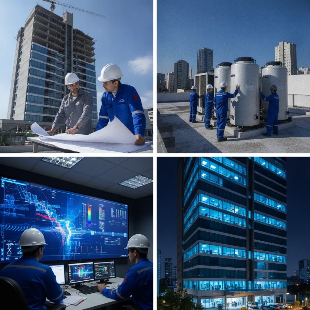 Etapas de um Projeto de Refrigeração Daikin para Edifício Comercial em Goiânia