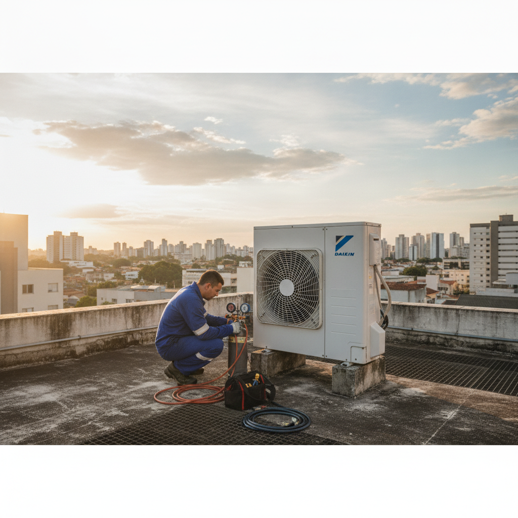 Gás Refrigerante e Recarga do Ar Condicionado Daikin em Goiânia