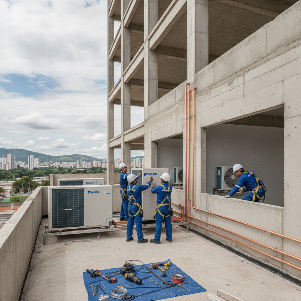 Instalação de Sistema VRV Daikin em Goiânia: Quanto Tempo Leva?