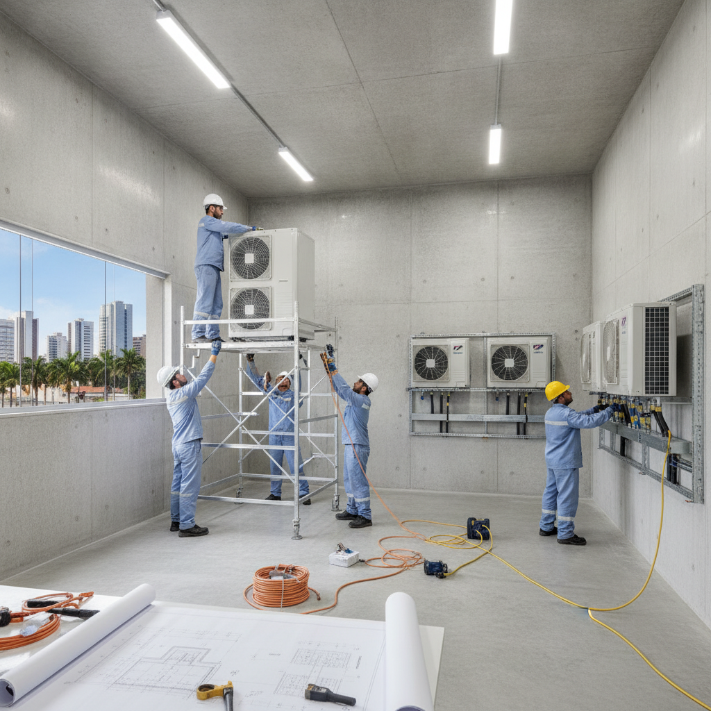 Instalação de Sistema VRV Daikin em Goiânia: Quanto Tempo Leva?
