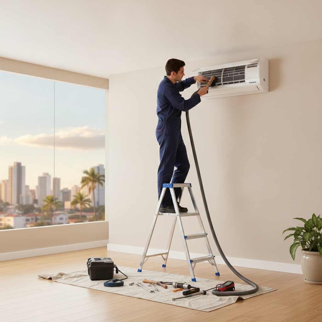 Manutenção Preventiva Ar Condicionado Daikin em Goiânia