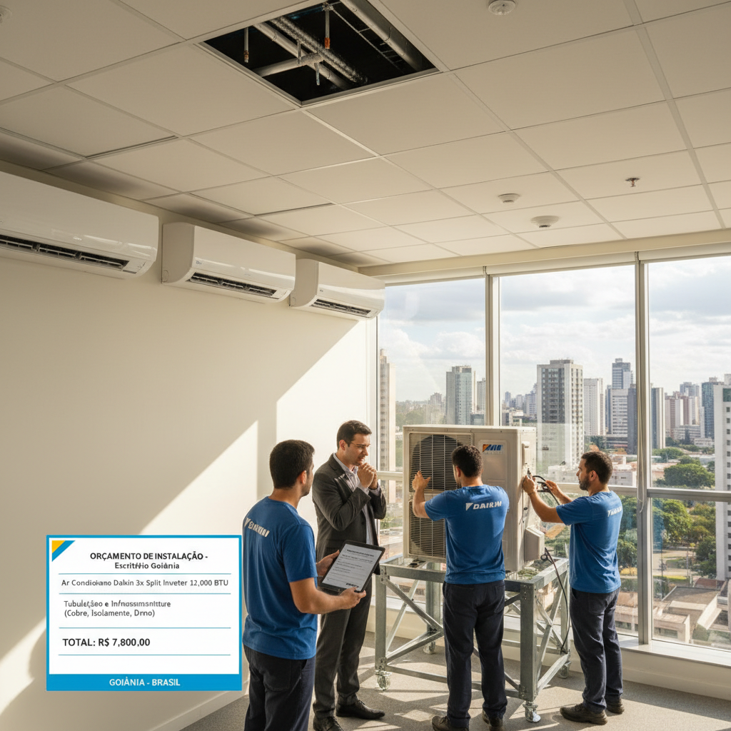 Melhor Ar Condicionado Daikin para Escritório Goiânia
