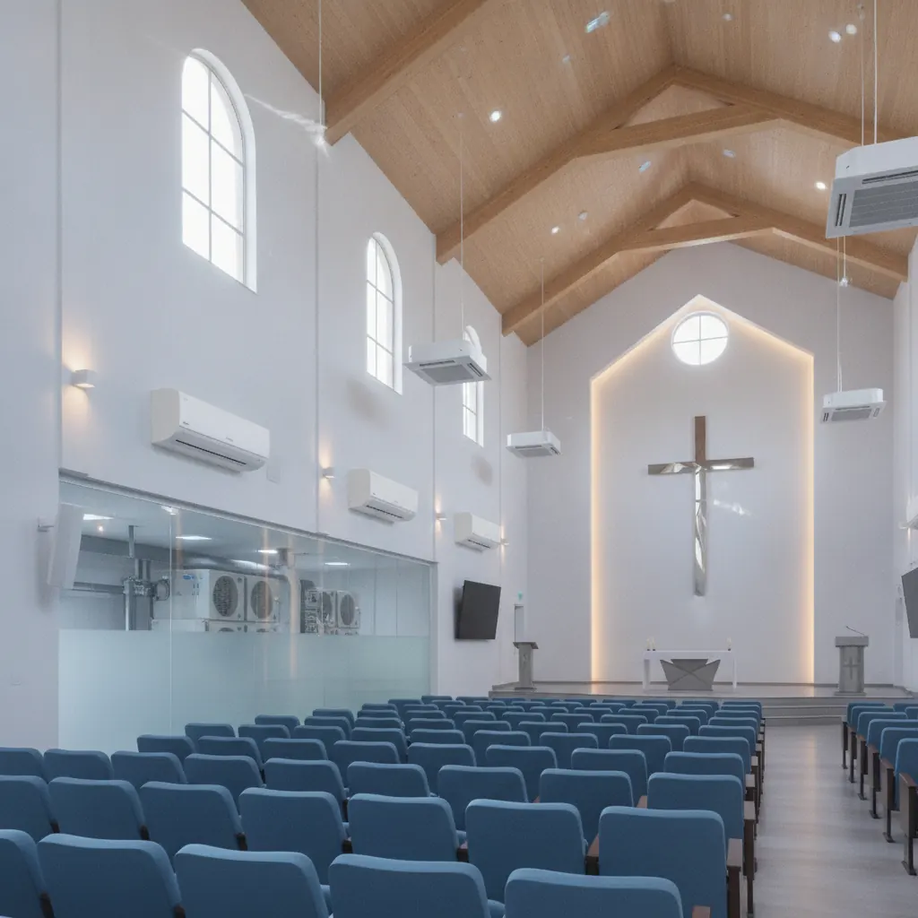 Projeto de Refrigeração para Auditório e Igreja em Goiânia