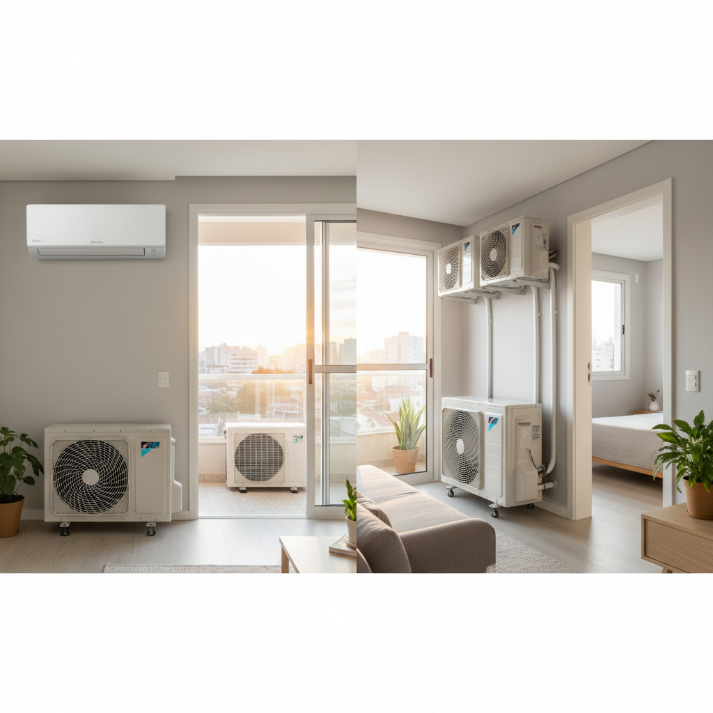 Qual Diferença Entre Ar Split e Multi Split Daikin Goiânia