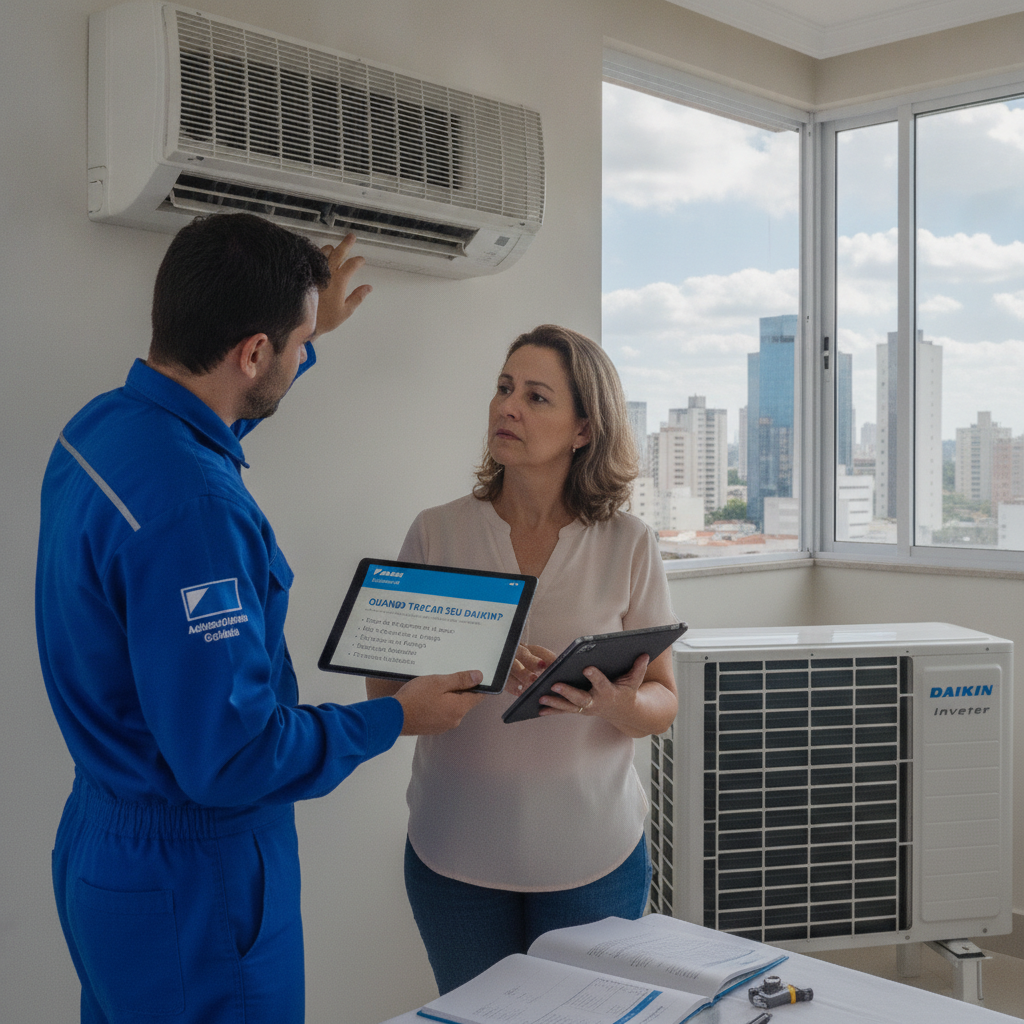 Quando Trocar Ar Condicionado Daikin em Goiânia?