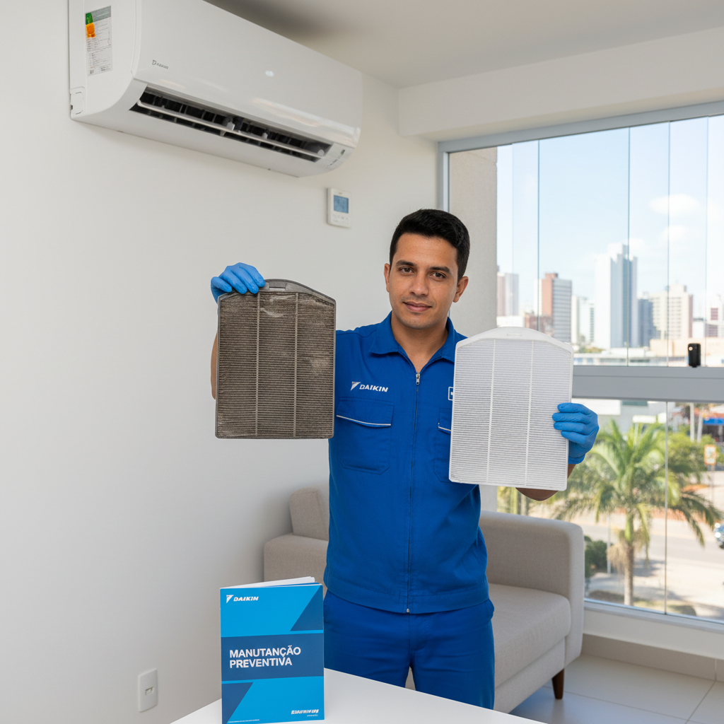 Quando Trocar Filtro Ar Condicionado Daikin Goiânia