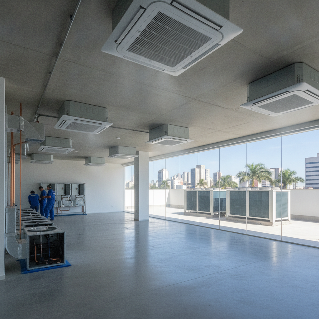 Quantas BTUs para Ambiente Comercial em Goiânia?