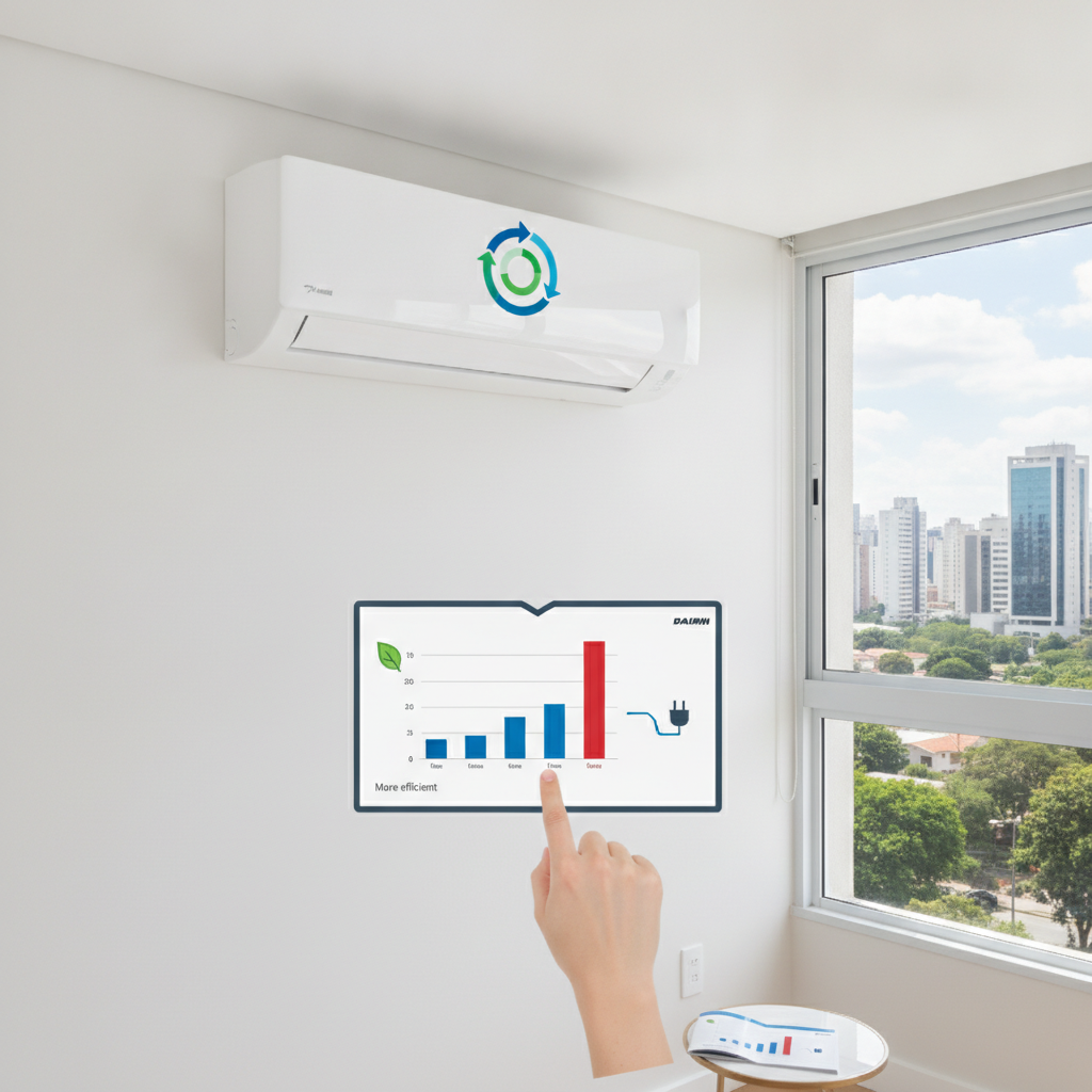 Selo Procel no Ar Condicionado Daikin em Goiânia
