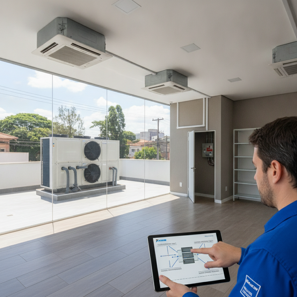 Sistema Multi Split Daikin para Comércio em Goiânia