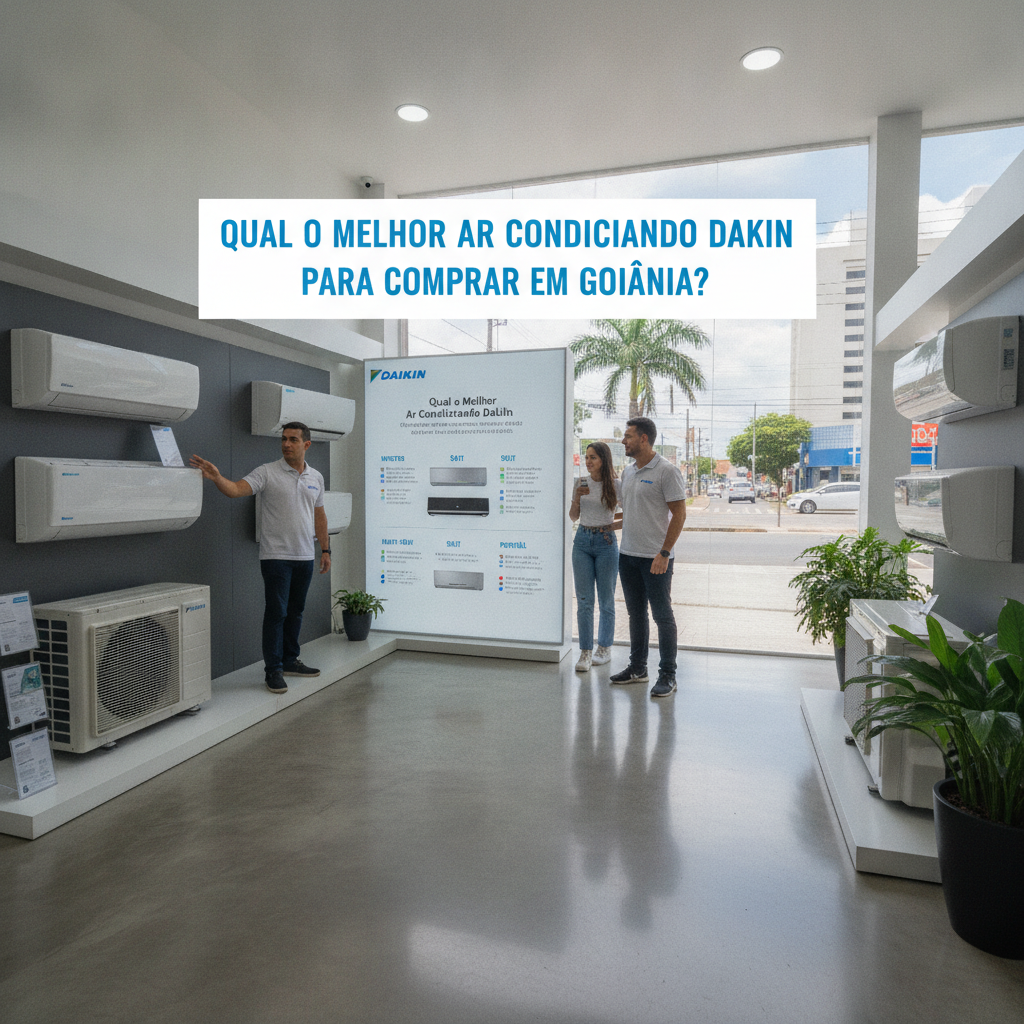 Tipos de Ar Condicionado Daikin Disponíveis em Goiânia