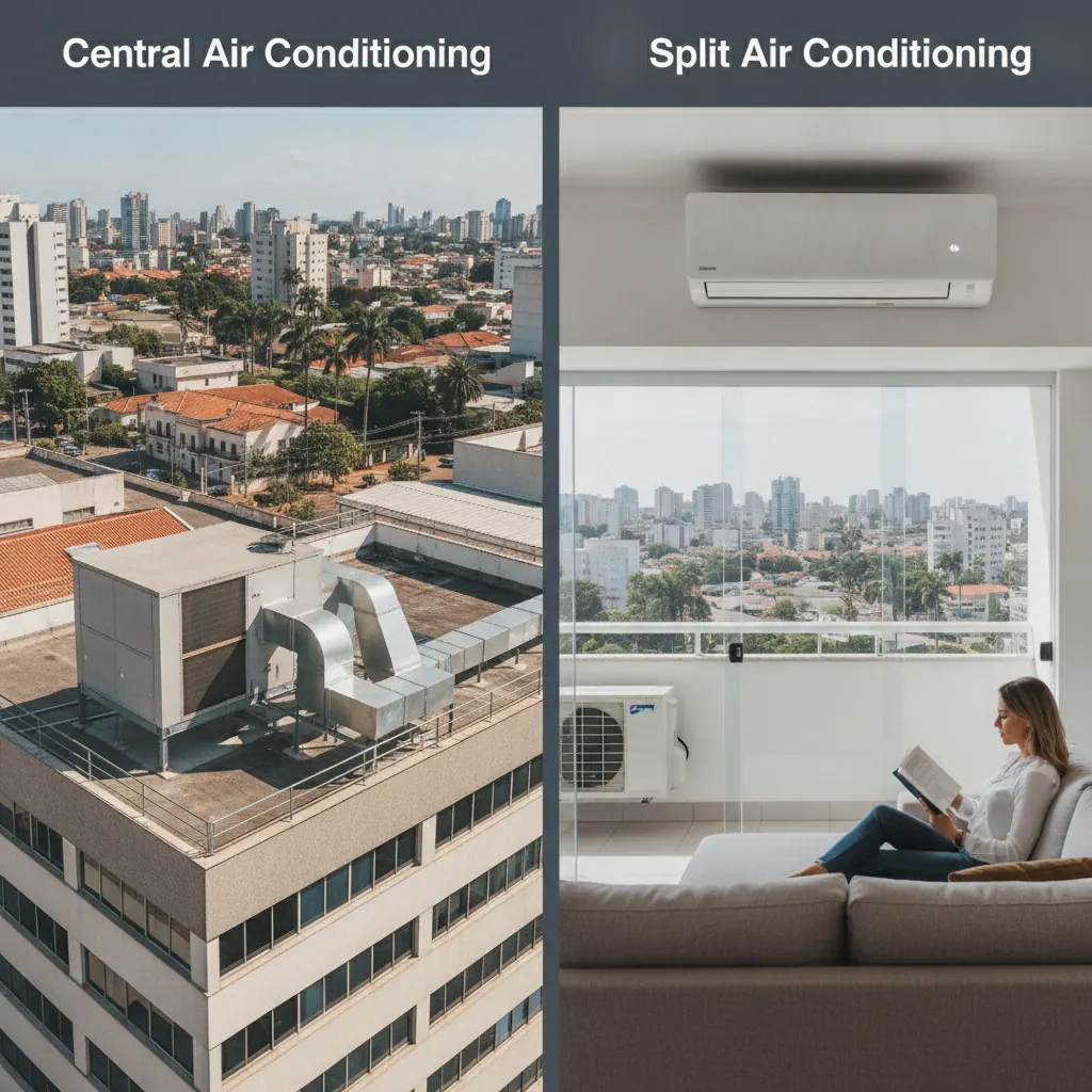 Vantagens do Ar Condicionado Central sobre o Split em Goiânia