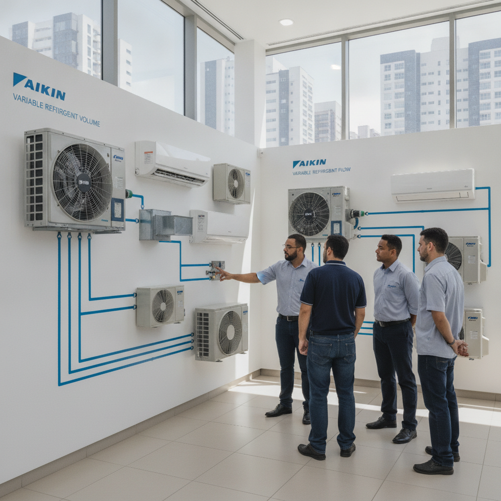 VRV e VRF Daikin: diferença, custo e instalação em Goiânia